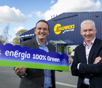 Chadwicks Group partners with Energia to invest in 100% renewable energy across its 50 nationwide locations