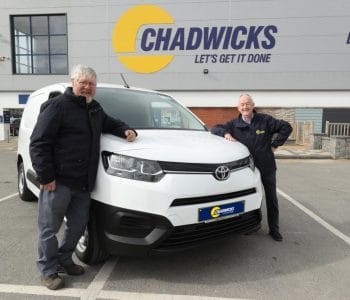 Chadwicks customer receives brand new 211 Toyota City Proace